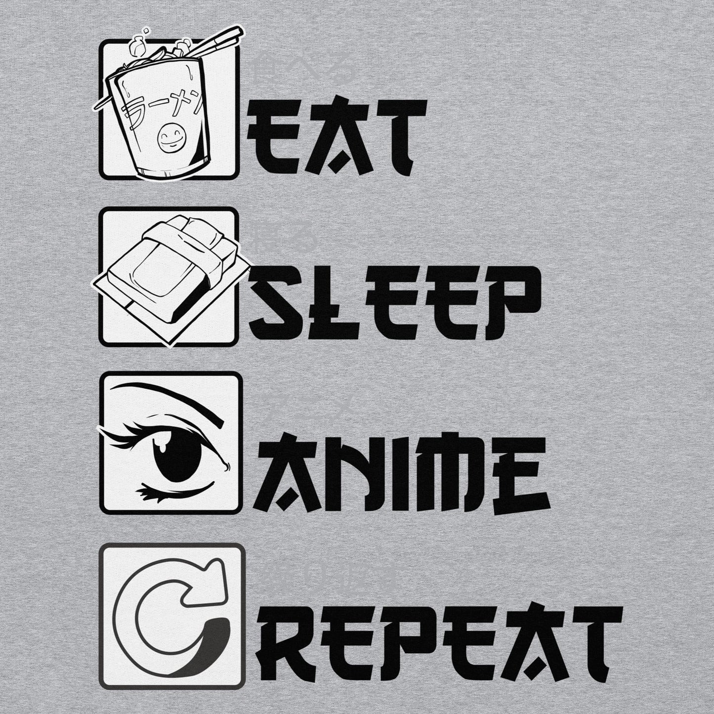 EAT SLEEP ANIME REPEAT