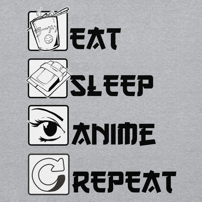 EAT SLEEP ANIME REPEAT